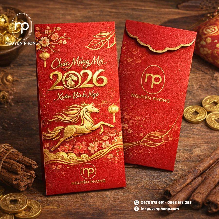 Công nghệ in bao lì xì theo yêu cầu